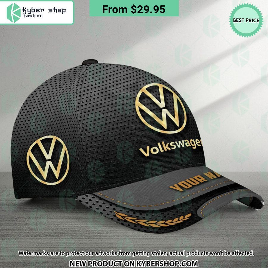 Volkswagen Logo CUSTOM name Cap