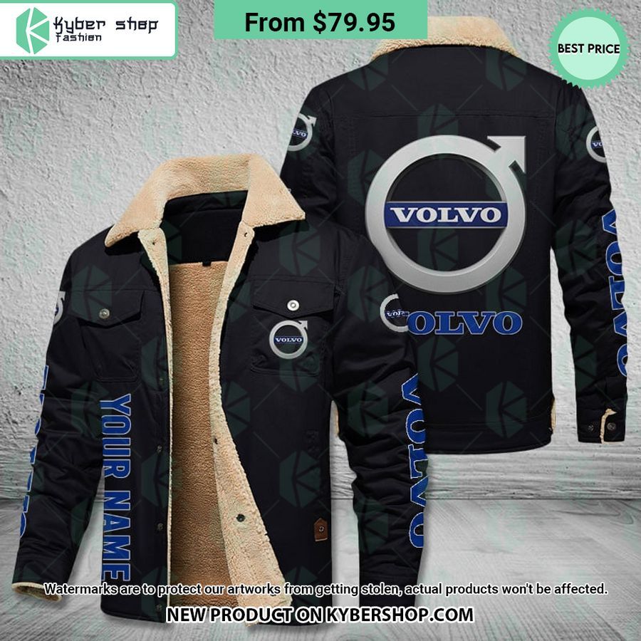Volvo CUSTOM Fleece Leather Jacket