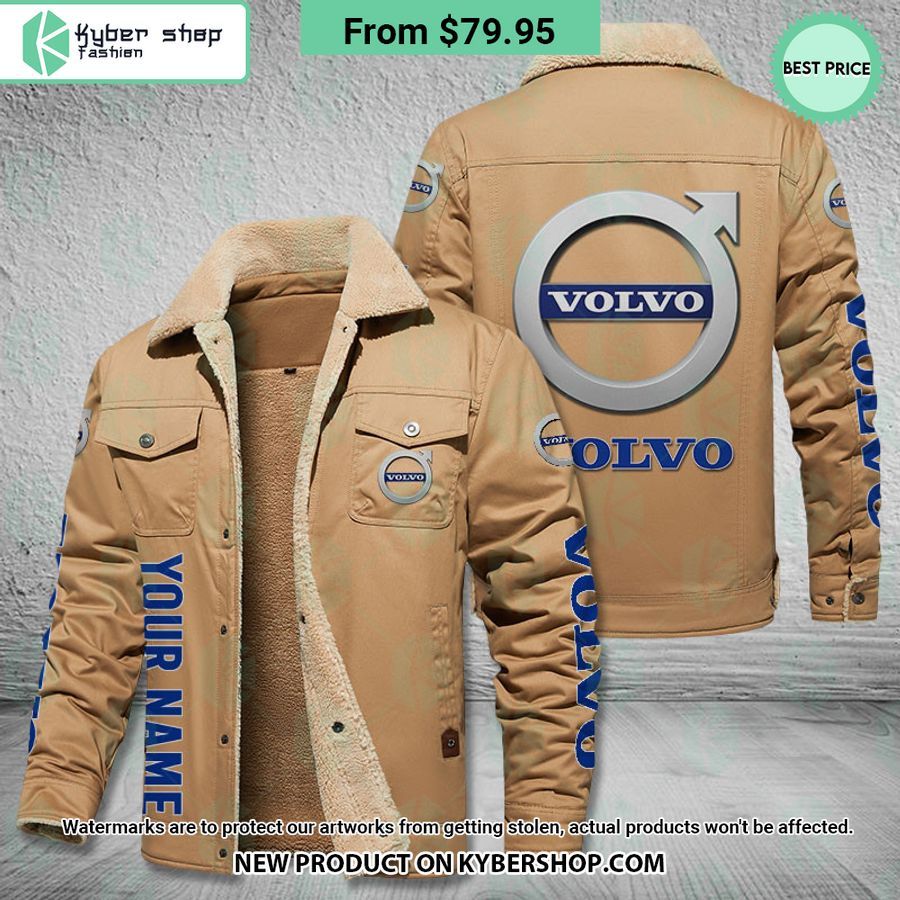 Volvo CUSTOM Fleece Leather Jacket