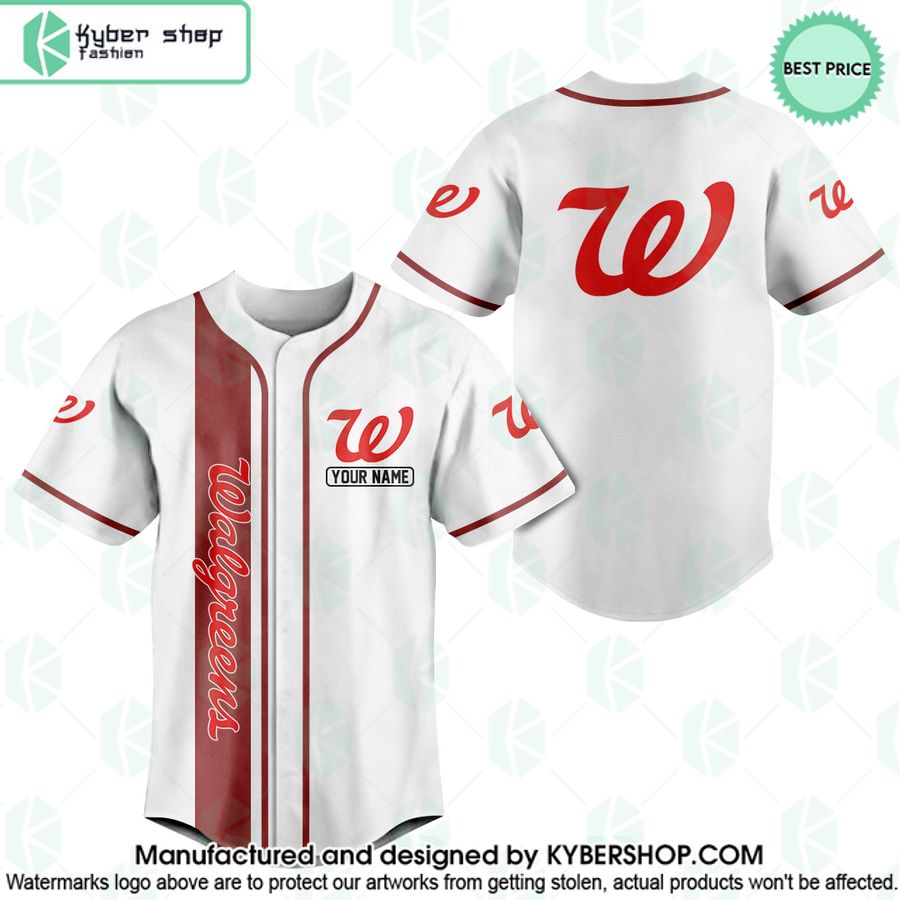 Walgreens CUSTOM Baseball Jersey