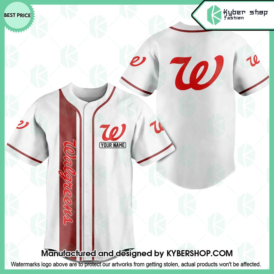 Walgreens CUSTOM Baseball Jersey