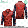Walgreens Leather Bomber Jacket
