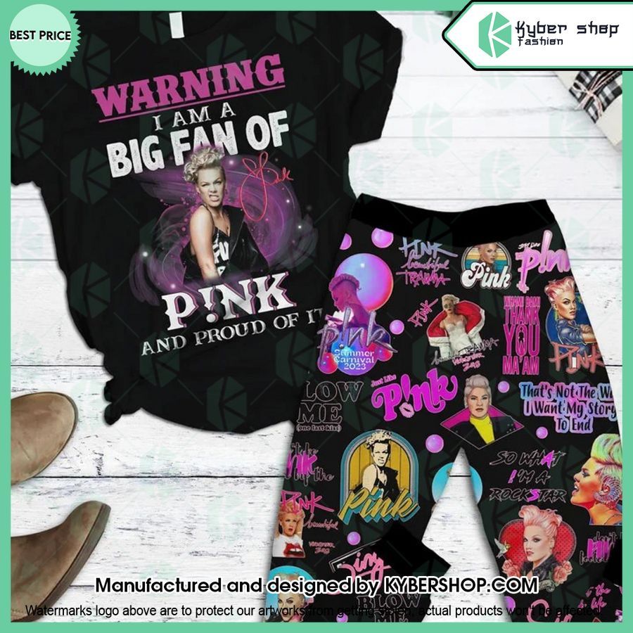 Warning I Am A Big Fan Of Pink Pajamas Set