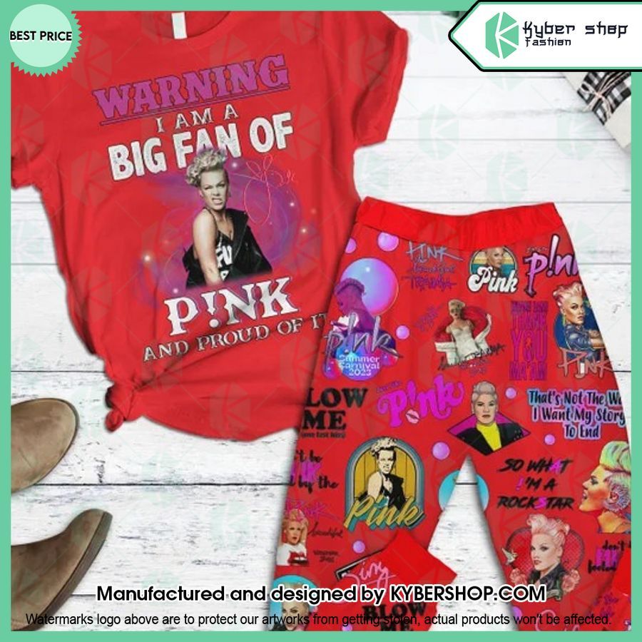 Warning I Am A Big Fan Of Pink Pajamas Set