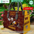 Washington Commanders Minnie Leather Bag