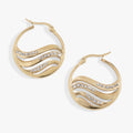 Waves Transformation Hoop Earrings T-Shirts