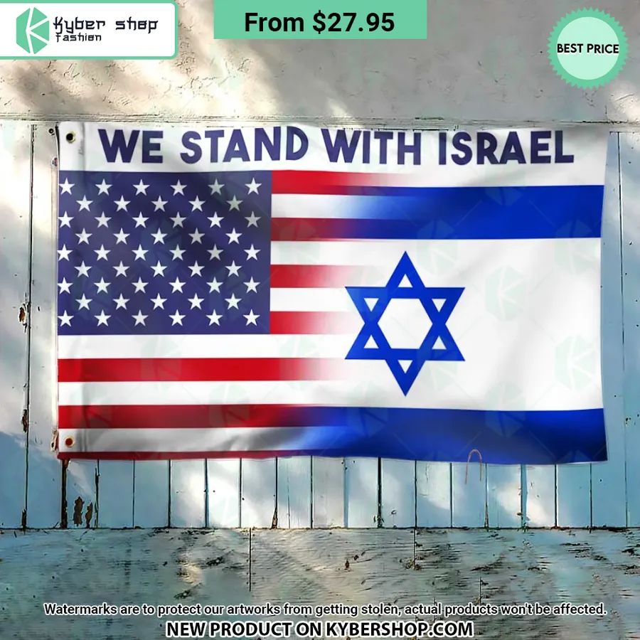 We Stand With Israel US Flag