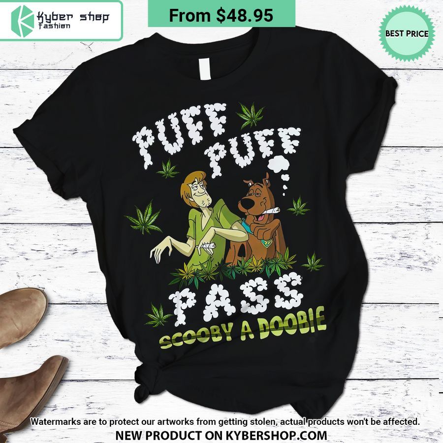 Weed Puff Puff Pass Scooby Doo Shaggy Rogers Pajamas Set