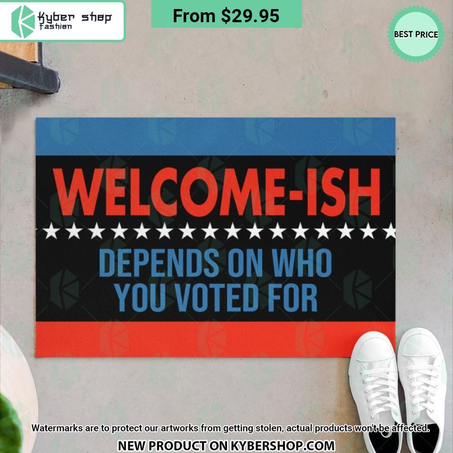 Welcome-ish Depends On Who You Vote For Doormat