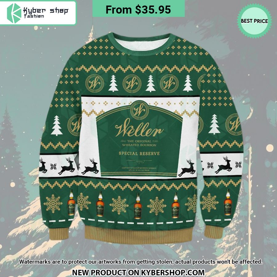 Weller Bourbon Christmas Sweater