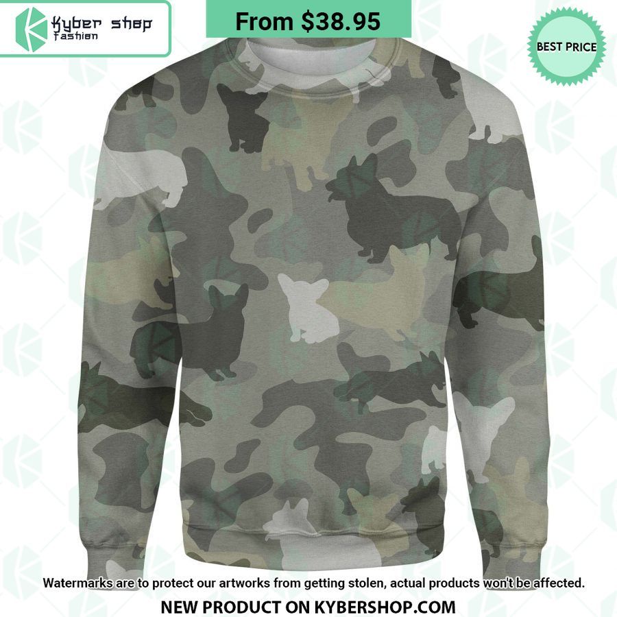 Welsh Corgi Camo Sweatshirt
