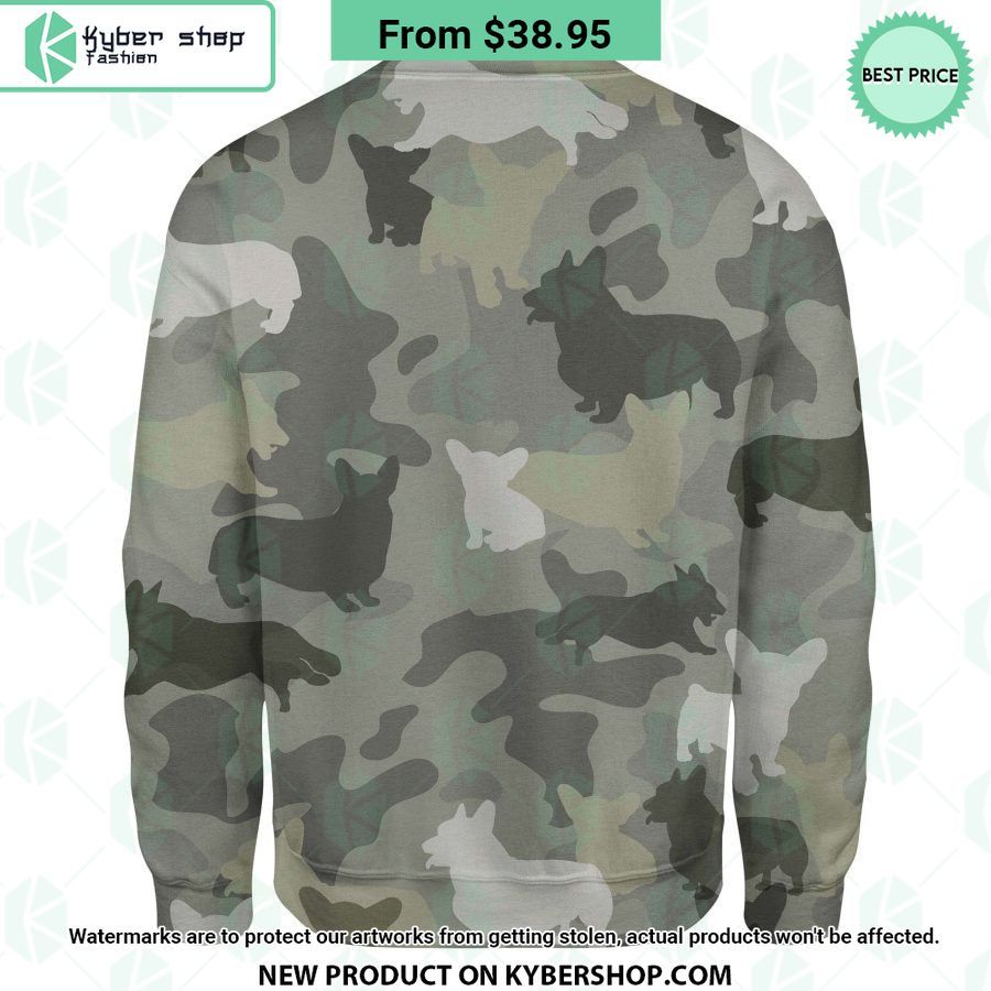 Welsh Corgi Camo Sweatshirt