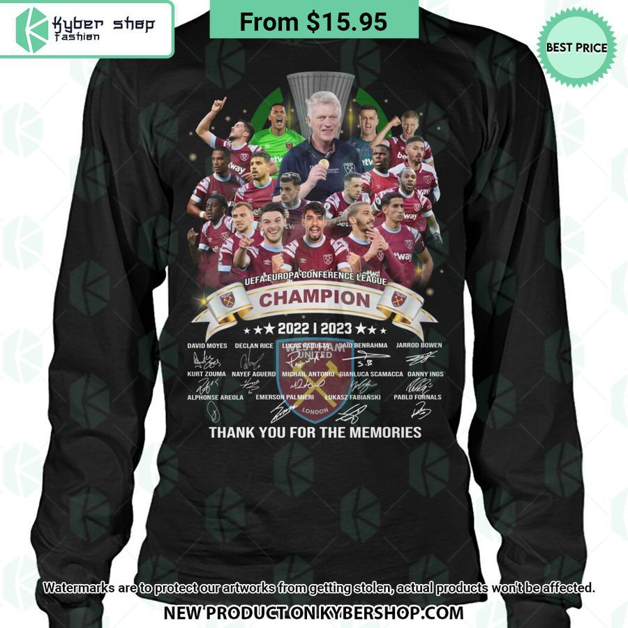 West Ham United UEFA Europa Conference League Champion T Shirt