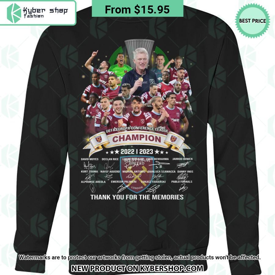 West Ham United UEFA Europa Conference League Champion T Shirt