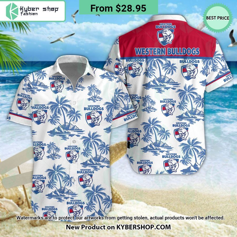 Western Bulldogs Hawaiian Shirt Shorts