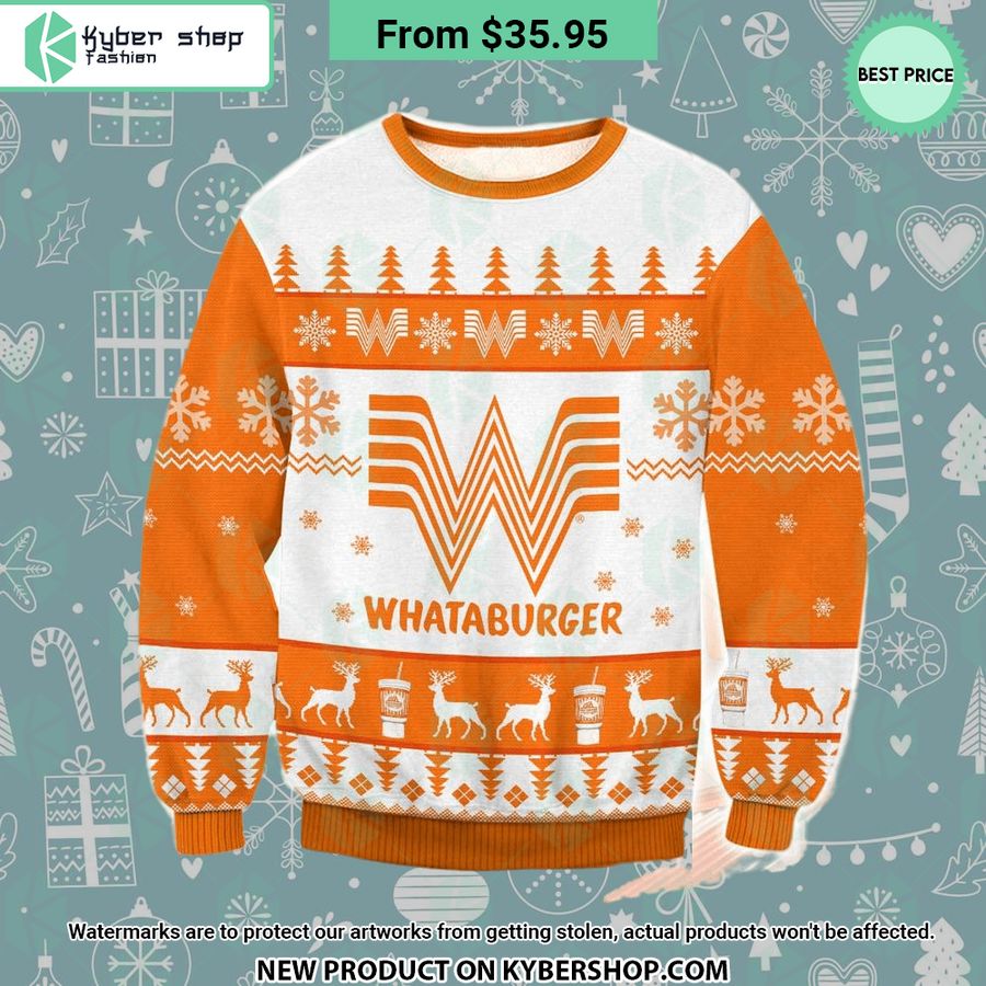 Whataburger Christmas Sweater