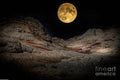 White Pocket Supermoon Print Unisex , , , Long Sleeve Tee