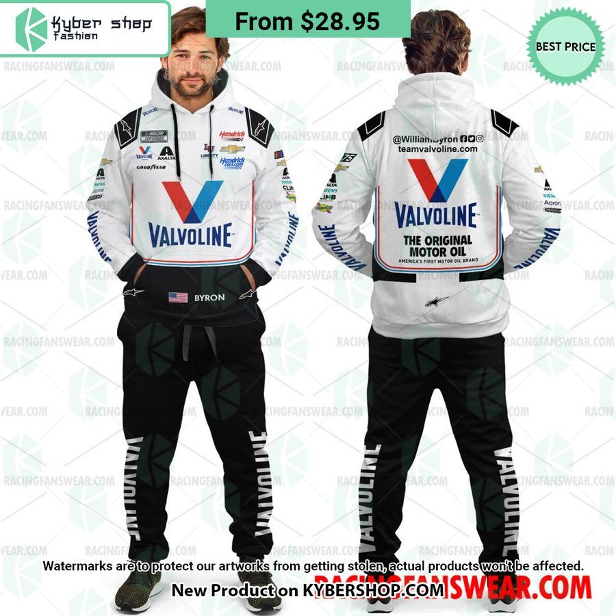 William Byron Nascar 2023 Raptor Racing Uniform Hoodie