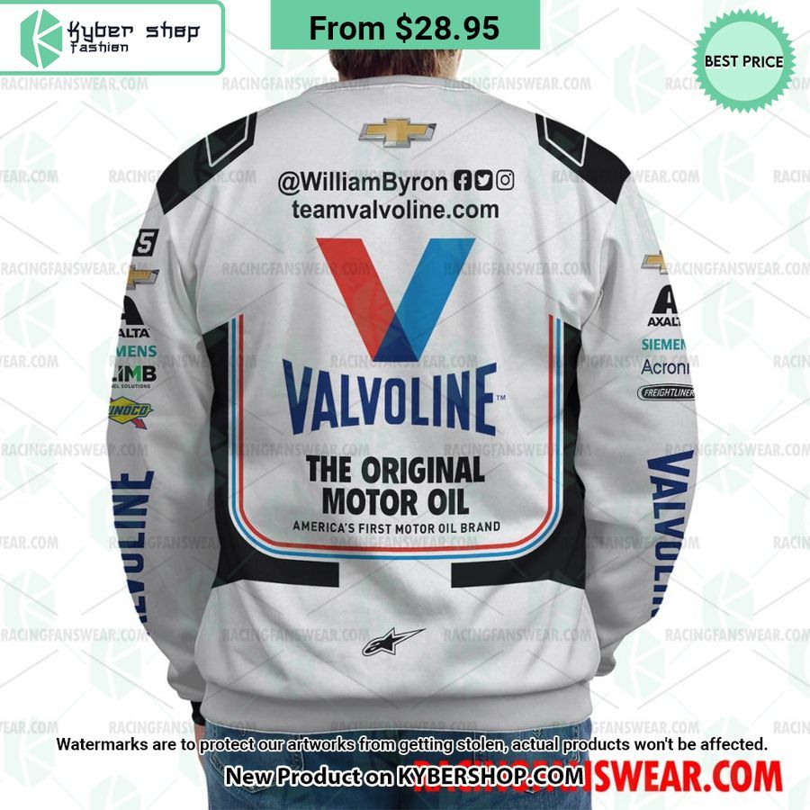 William Byron Nascar 2023 Raptor Racing Uniform Hoodie