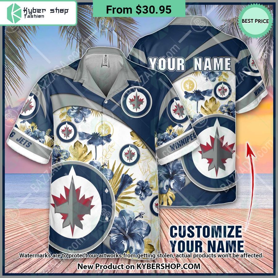 Winnipeg Jets custom personalized Hawaiian Shirt