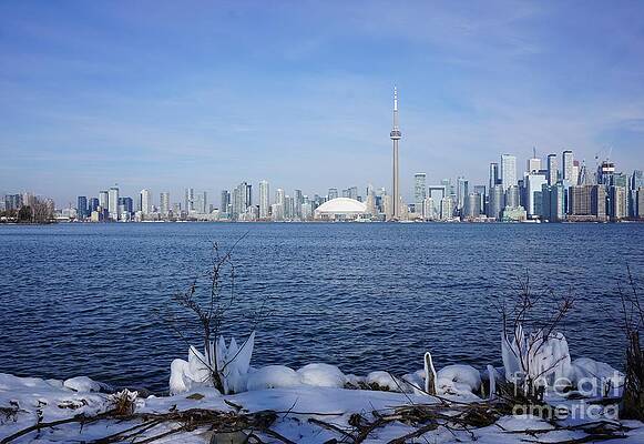 Winter In Toronto Print Unisex , , , Long Sleeve Tee