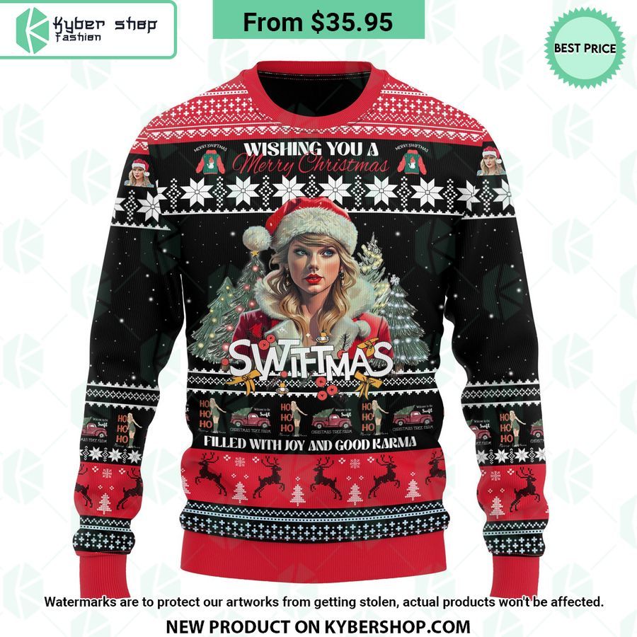 Wishing You A Merry Swiftmas Ugly Sweater