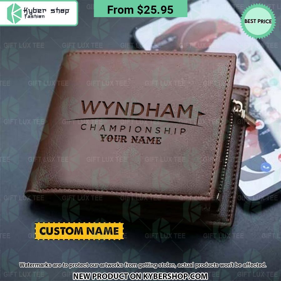 Wyndham Championship CUSTOM Leather Wallet
