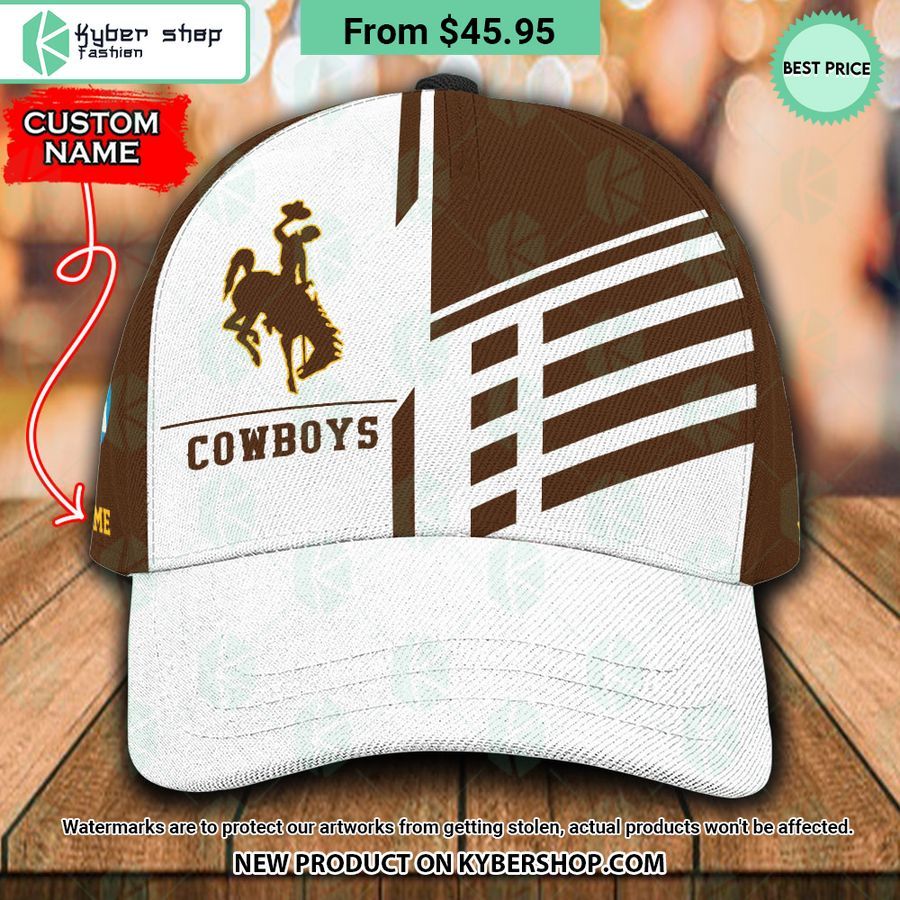 Wyoming Cowboys CUSTOM Polo Shirt, Cap