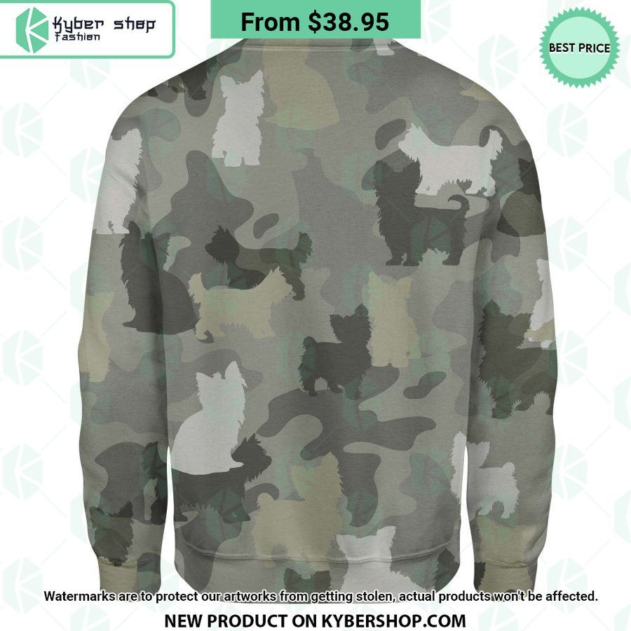 Yorkshire Terrier Camo Sweatshirt