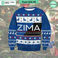 Zima Beverage Christmas Sweater